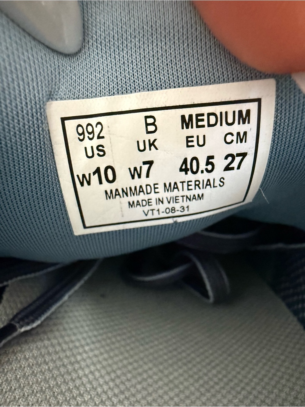 New OrthoFeet women’s Navy Knit Athletic Walking Shoes 992. - Picture 12 of 14